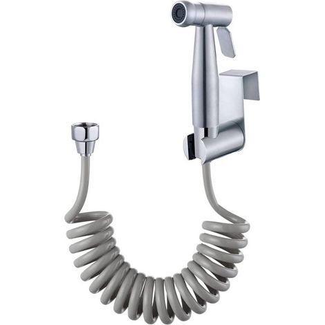 Ensemble bidet de haute qualité avec crochet pour réservoir d'eau et flexible de douche télescopique en ABS pour une hygiène personnelle quotidienne (1/4)