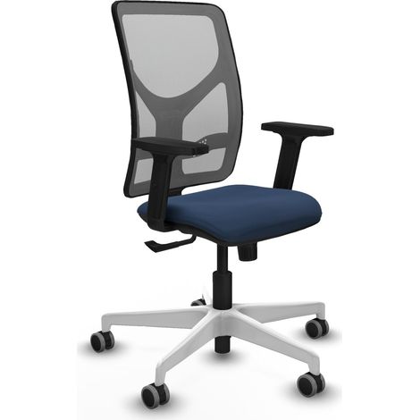 Silla de oficina piqueras y crespo Motilla negro brazos ajustables soporte lumbar (1/2)