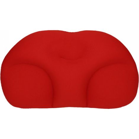 Oreiller Microbilles - Oreiller Contour Cervical en Mousse 3D - Pour Dormir sur le Côté ou le Ventre - 550 x 330 x 100/80/120 mm - 1 Pièce (1/3)