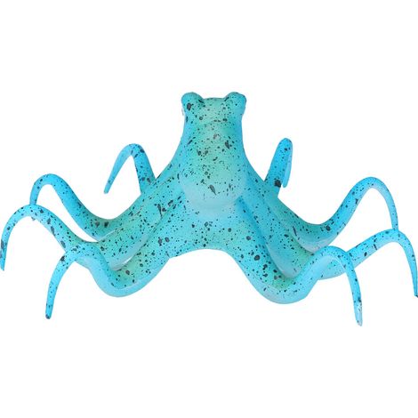 Décoration Aquarium Paysage Marin Octopus Fluorescent Bleu pour la Nuit - AUTRES (1/5)