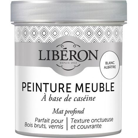 Casein LIBERON Möbel- und Holzfarbe, matt alabasterweiß, 0,5 l LIBERON