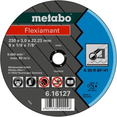 Flexiamant 180x3,0x22,23 acero, TF 42 (616300000)