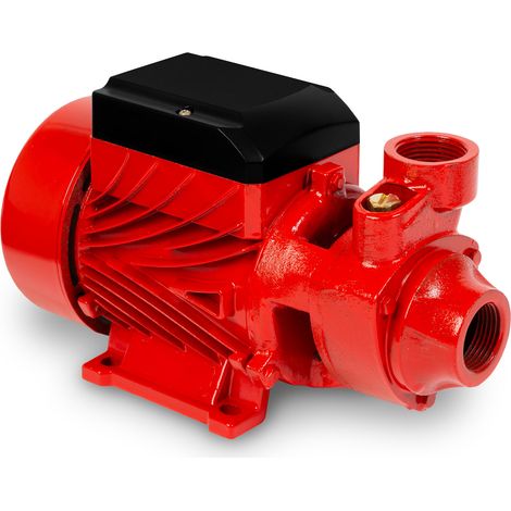 EBERTH Pompe de jardin Pompe centrifuge, raccord 1 pouce, puissance 370 watts, hauteur d'aspiration 8 m, hauteur de refoulement 35 m, débit 2 100 l/h, auto-amorçante, pour eau claire (1/5)