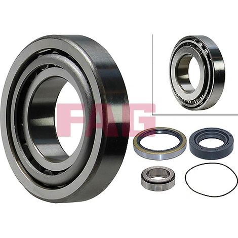 Kit de roulements de roue FAG 713 6195 40 MITSUBISHI MB092432 MB664447
