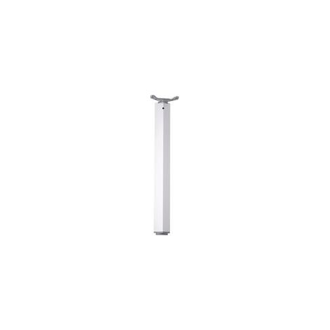 Pied de table TA001 820/60x60mm alu eloxé - réglable (1/3)
