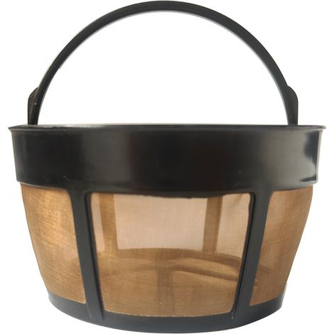 Filtre à café réutilisable GOLDTONE 8-12 tasses compatible avec Hamilton