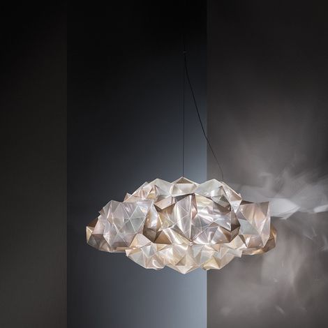 Slamp DRU78SOS0000LCY00 Drusa Velvet Hängelampe