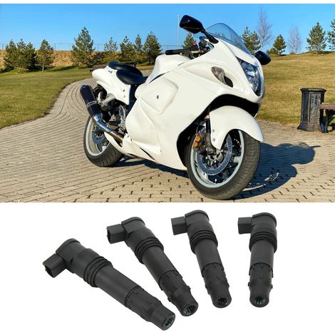 4 Zündspulen für SUZUKI GSX1300R Hayabusa Motorrad (Ref. 129700-4400) (1/5)