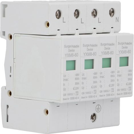Parafoudre Module Protecteur Surtension AC380V YXM8-60 Disjoncteur Paratonnerre (1/5)