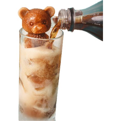 Silikonform in Form eines 3D-Teddybären für Fondant, Seife, Kerzen, Eiswürfel, Kaffee, Milchtee, Süßigkeiten, Zuckerpaste, Kuchen, Cupcakes und Dekorationen. (1/5)