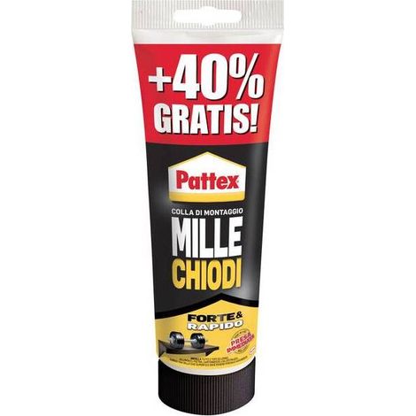 12 x PATTEX MILLECHIODI FORTERAPIDO 250 G+100 G OMAGGIO