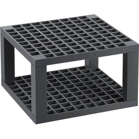 Porte-pinceaux à 96 emplacements, support de rangement en plastique pour pinceaux et crayons, matériel d'art-Grey