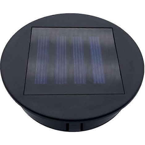 Lot de 2 couvercles de rechange pour lanternes solaires, étanches et ronds - WELLNGS-AquaForge