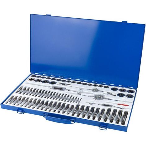 Tarauds et filières 79 pièces en coffret
