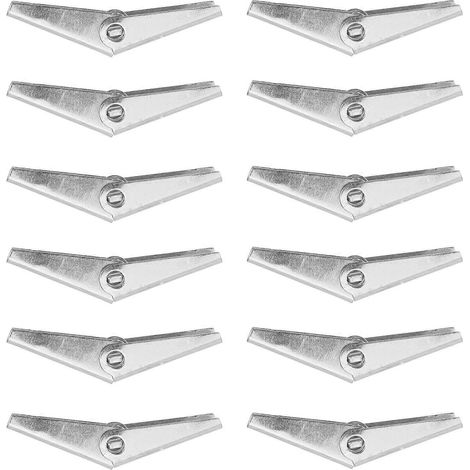 12 chevilles à bascule avec écrou papillon pour plaques de plâtre lourdes (M8) (1/4)