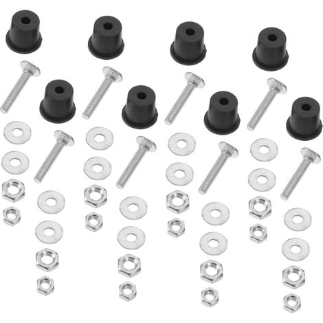 8 pièces de rechange pour fauteuil de shampoing, avec caoutchouc et fer, remplacement efficace pour les fauteuils de shampoing de salon. (1/5)