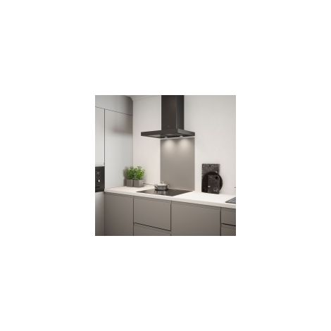 Matt Grey Glass Kitchen Splashback 600mm x 750mm (1/2)