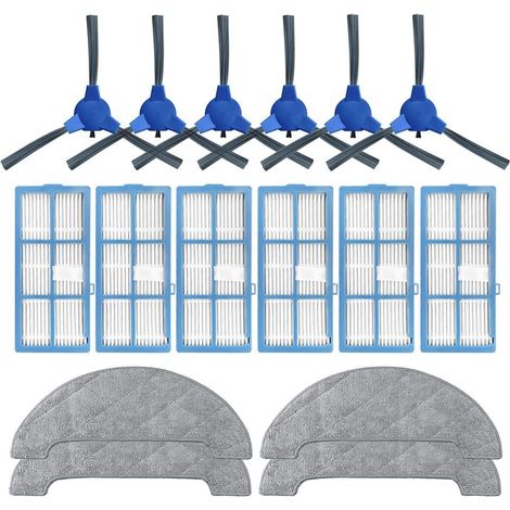 Filtre de brosse latérale et chiffon de nettoyage pour aspirateur Proscenic 850T - Accessoires et pièces détachées (1/5)