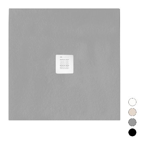 Piatto Doccia Linea Emotion Mod Serenity Dh Grigio 7035 120 cm x 120 (1/2)