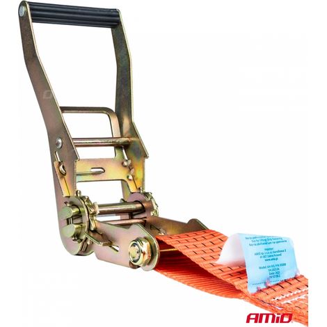 Courroie de transport avec tendeur 5000 kg 50 mm 6 m amio-03298 (1/5)