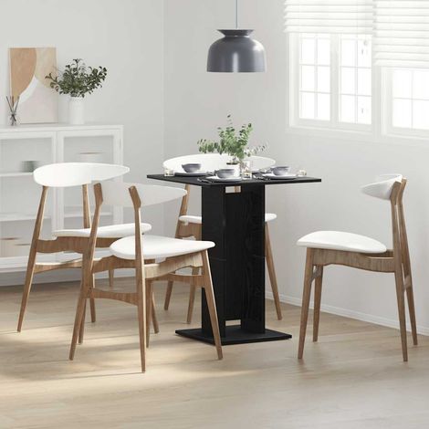 Bistrotisch Schwarze Eiche 60x60x75 cm Holzwerkstoff