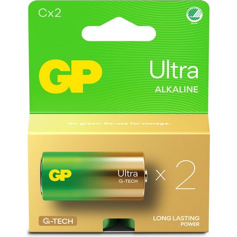 GP Batterien Ultra Alkaline GP14AU Batterie de un solo suso usage C, LR14 Alkaline