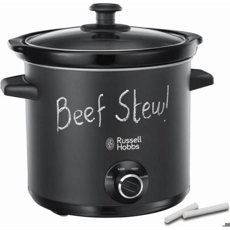 Russell Hobbs Wolnowar Chalkboard Apparecchio di cottura nero opaco