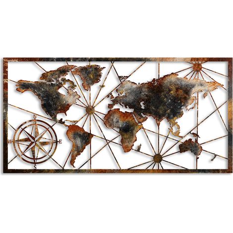Accesorio decorativo de pared de metal Accessory Multicolor (1/5)