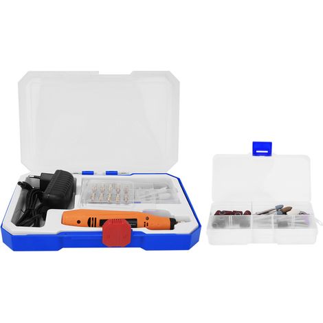 Mini meuleuse électrique 12 V pour le polissage du jade, kit d'outils de meulage, 16 000 tr/min, prise UE 90-240 V (1/5)