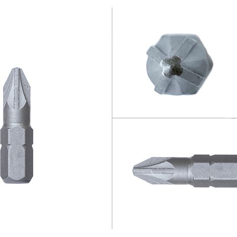 Embouts Pozidrive PZ-2 25 mm - Par 10 pièces (1/3)