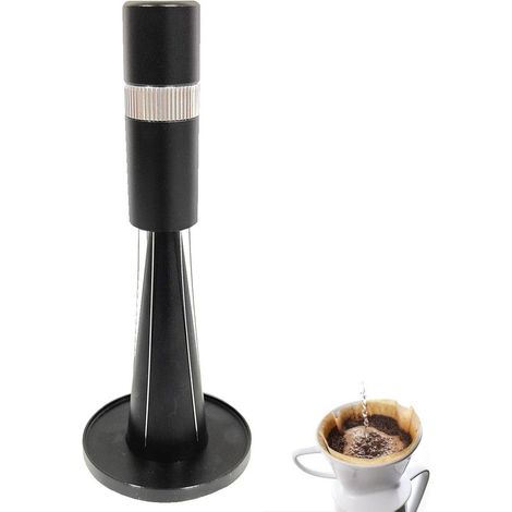 Ago per la distribuzione del caffè, ago per polvere di caffè - Agitatore per caffè espresso Strumento per mescolare la distribuzione dell'espresso, base in alluminio Abbto (1/5)