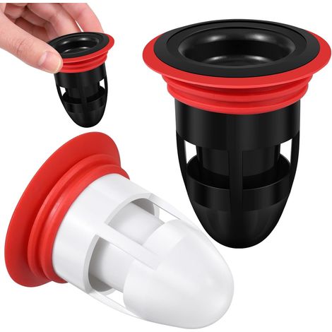 Noyau en silicone et clapet anti retour pour siphons de sol