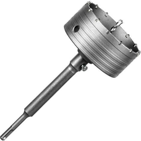 Foret à béton 125 mm SDS Plus M21.5 fileté couronne carotteuse tige 220 mm foret pour scie murale ensemble de scies cloches (1/5)