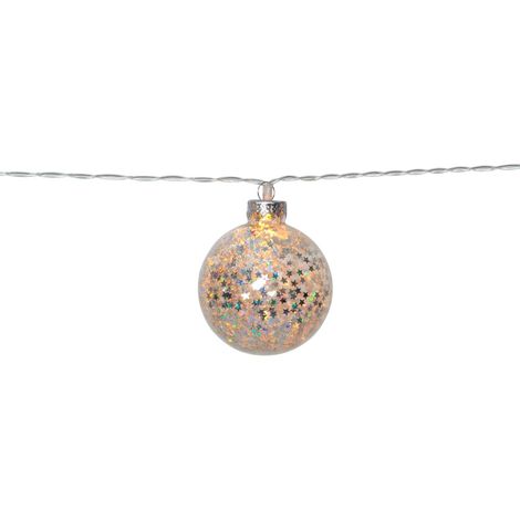 Best Season LED-Lichterkette 'Glitter', w/w LED, Batt. Timer