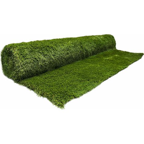 Werka Pro – Gazon synthétique 4cm – Largeur 180cm – Rouleau 1,8 x 5 m – 100% recyclable – Grammage 2100 g/m² – Traitement anti-UV 8 ans