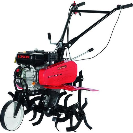 Vigor 7266540 Motozappa 196 CC 5,5 HP 2 marce avanti 1 retromarcia larghezza fresa 51-77 cm profondita' lavoro 35 cm colore Nero (1/2)