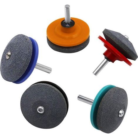 Aiguiseur De Tondeuse À Gazon Peu D'aiguiseur De Lame De Tondeuse À Gazon Réglé Perceuse Électrique Manuelle, Aiguiseur D'outil De Jardin (1/5)