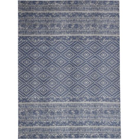 Tappeto Vintage Sunny 110 in Poliestere Azzurro (1/4)