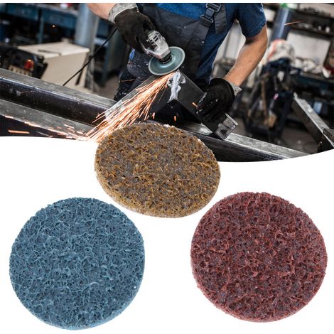 Kit de disques de ponçage abrasifs en nylon spiralé poli, outils pour le traitement des métaux (1/5)