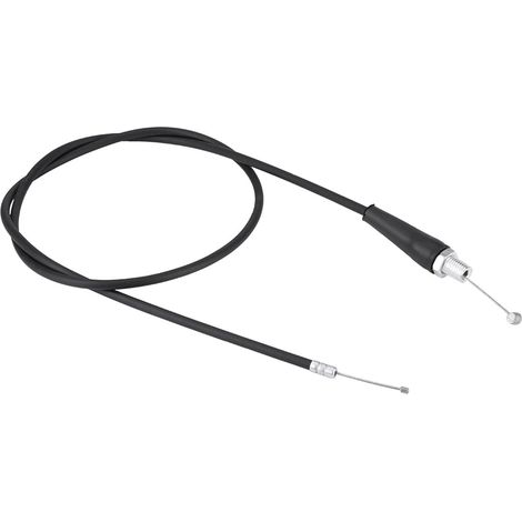 Motorrad-Gaszug, 120 cm Motorrad-Beschleunigungszug, Motorrad-Gasölkabelleitung mit geradem Kopf, für Pit Dirt Motor Trail Bike Motocross (M10)