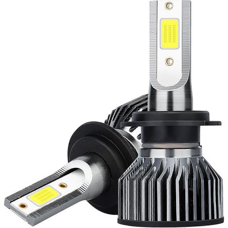 Phares LED 9012/HIR2 6000K blanc froid, étanches IP68, lot de 2 (1/5)