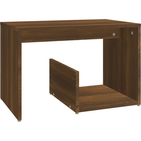 Maison Exclusive - Beistelltisch Braun Eichen-Optik 59x36x38 cm H