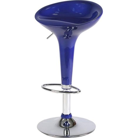 Sgabello da Bar in Abs Blu Ed Acciaio Tosini Hc 148B