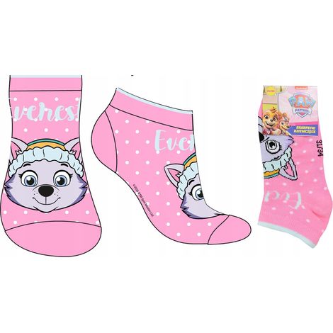 Mädchen-Socken mit Märchenmotiv „Paw Patrol“, rosa, Größe 23/26, D041R