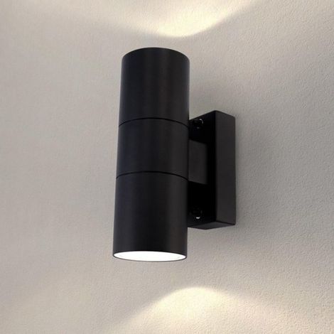 Ledvion - Applique murale LED - GU10 - IP54 - Noir (1/5)