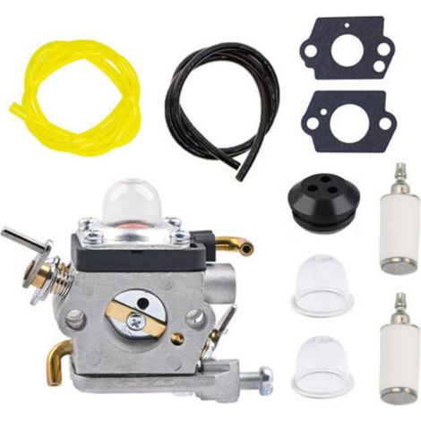 Carburateur avec joint, tuyau d'essence,pour Husqvarna 122HD45 122HD60 522HD60S 522HDR60S Jonsered HT2223T HT2218 Taille-haie remplace 596658301 523012401 (1/5)