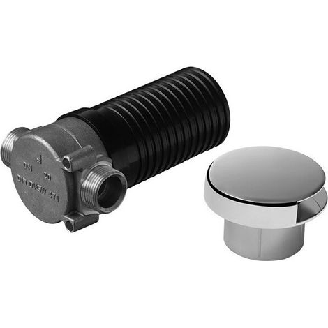Interruptor de manguera diseño A2 cromado, 3/4 pulgadas DURAVIT