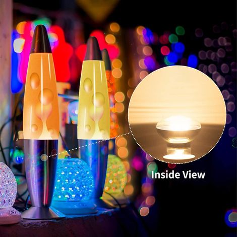 Lot de 4, Ampoules de Lampe à Lave R39 E14 30 w, Petites Ampoules de Lampe à Lave à Réflecteur SES à Vis Edison, Blanc Chaud 2800 k R39, 0.4 kg, Ampoules de lampe à lave R39 E14 30W (1/5)