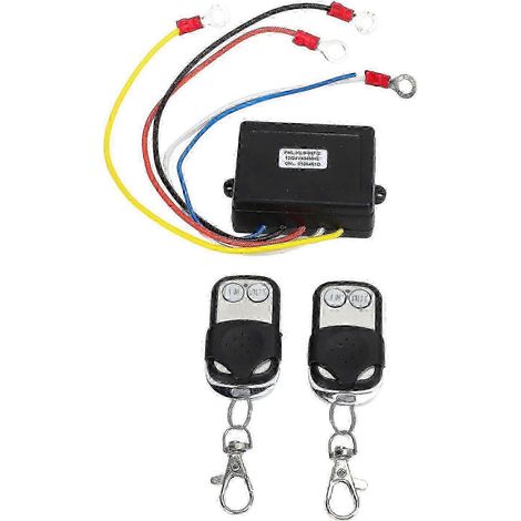 Universelles Funkfernbedienungs-Empfänger-/Schalter-Set für 12V/24V-Seilwinden für LKW, ATV und SUV g20241649269