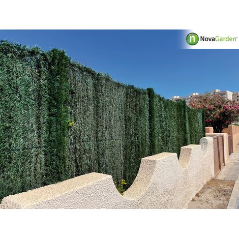 Seto Artificial Plus 43 Varillas y hoja fina de 2mm de 1x3m ocultación alta (1/3)
